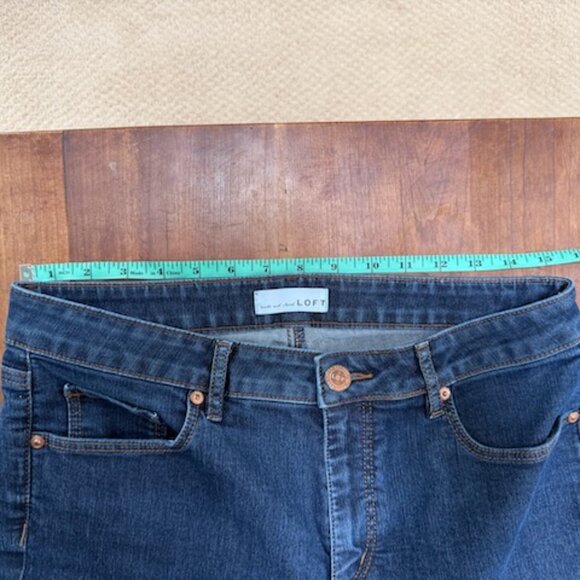 Loft Blue Denim Bootcut Jeans. Women's 30/10 - Picture 3 of 4